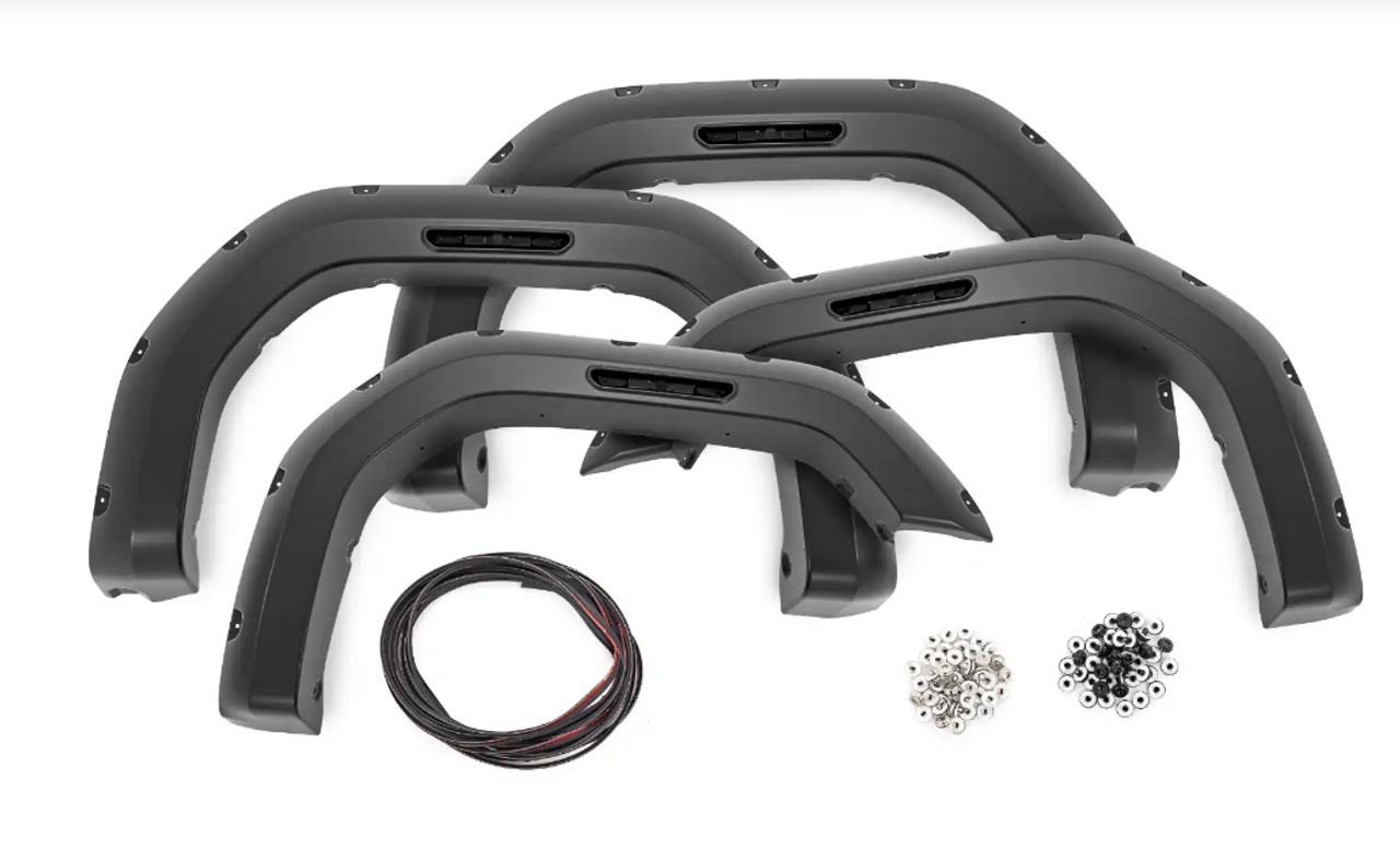 Rough Country Pocket Fender Flares 2020 to 2024 GMC Sierra 2500HD/3500HD-Main View