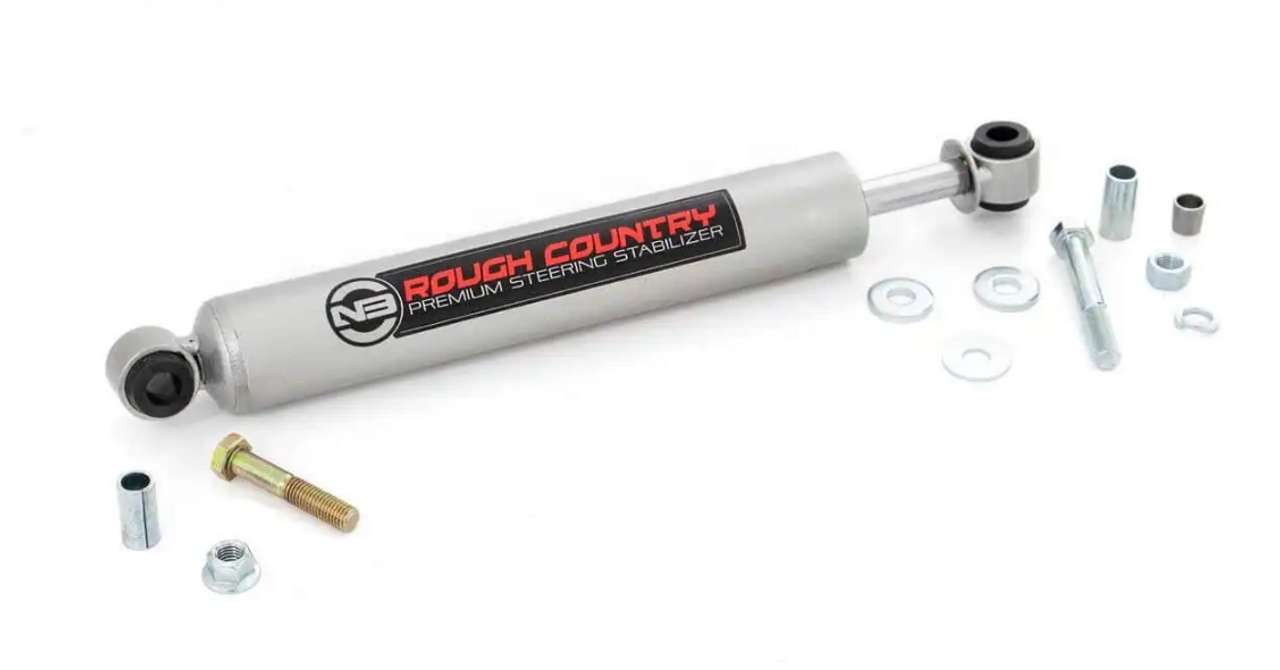 Rough Country N3 Steering Stabilizer 2011 to 2015 Chevy/GMC 2500HD/3500HD (8731130)-Main View