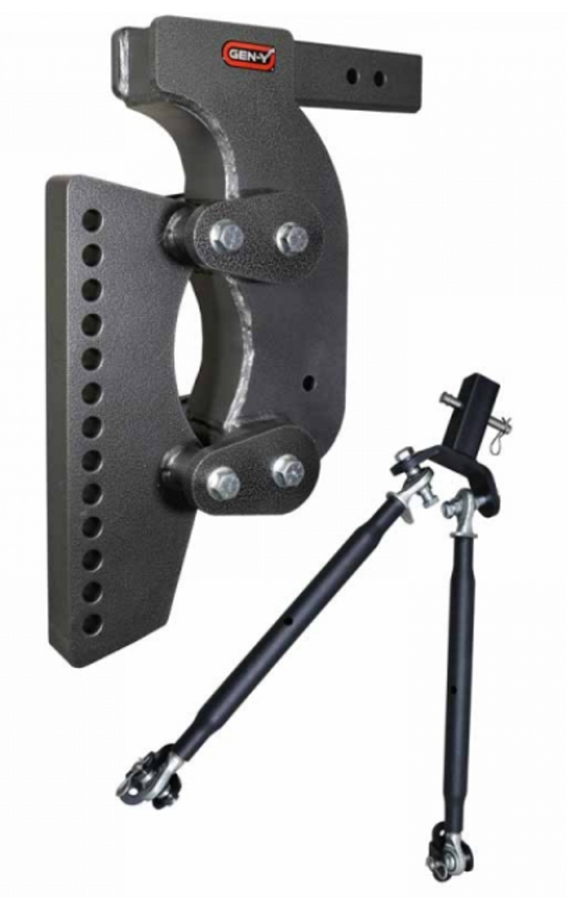 GEN Y Hitch The Boss 21K Weight Distribution Kit 17.5" (Universal 2.5" Shank| 21,000 LB Towing Capacity) 2,400 LB Tongue Weight) (GH-1503)-Main View