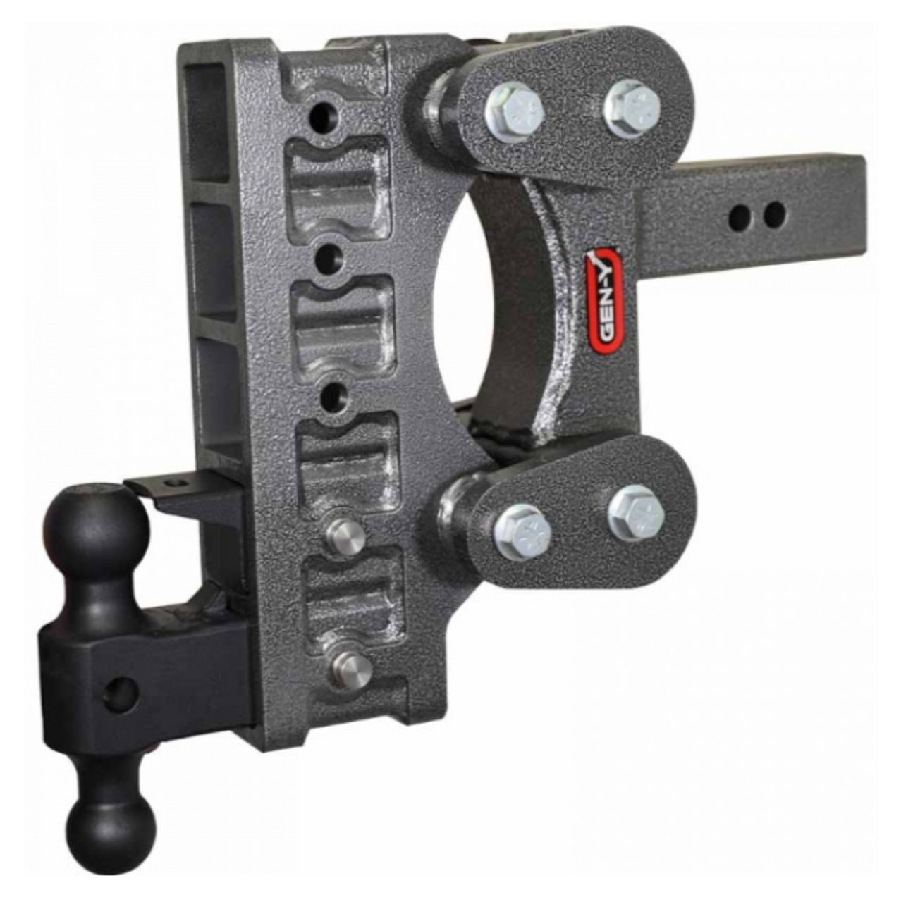 GEN Y Hitch The Boss 21K Drop Hitch W/Pintle Lock 9" Drop (Universal 2.5" Shank| 21,000 LB Towing Capacity) 2,400 LB Tongue Weight (GH-1325)-Main View