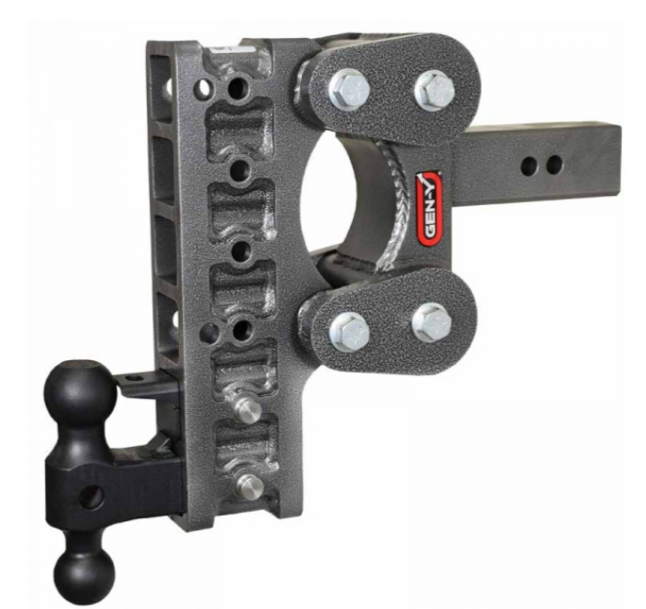 GEN Y Hitch The Boss 16K Drop Hitch W/Pintle Lock 10" Drop (Universal 2.5" Shank| 16,000 LB Towing Capacity) 1,700 LB Tongue Weight (GH-1126)-Main View