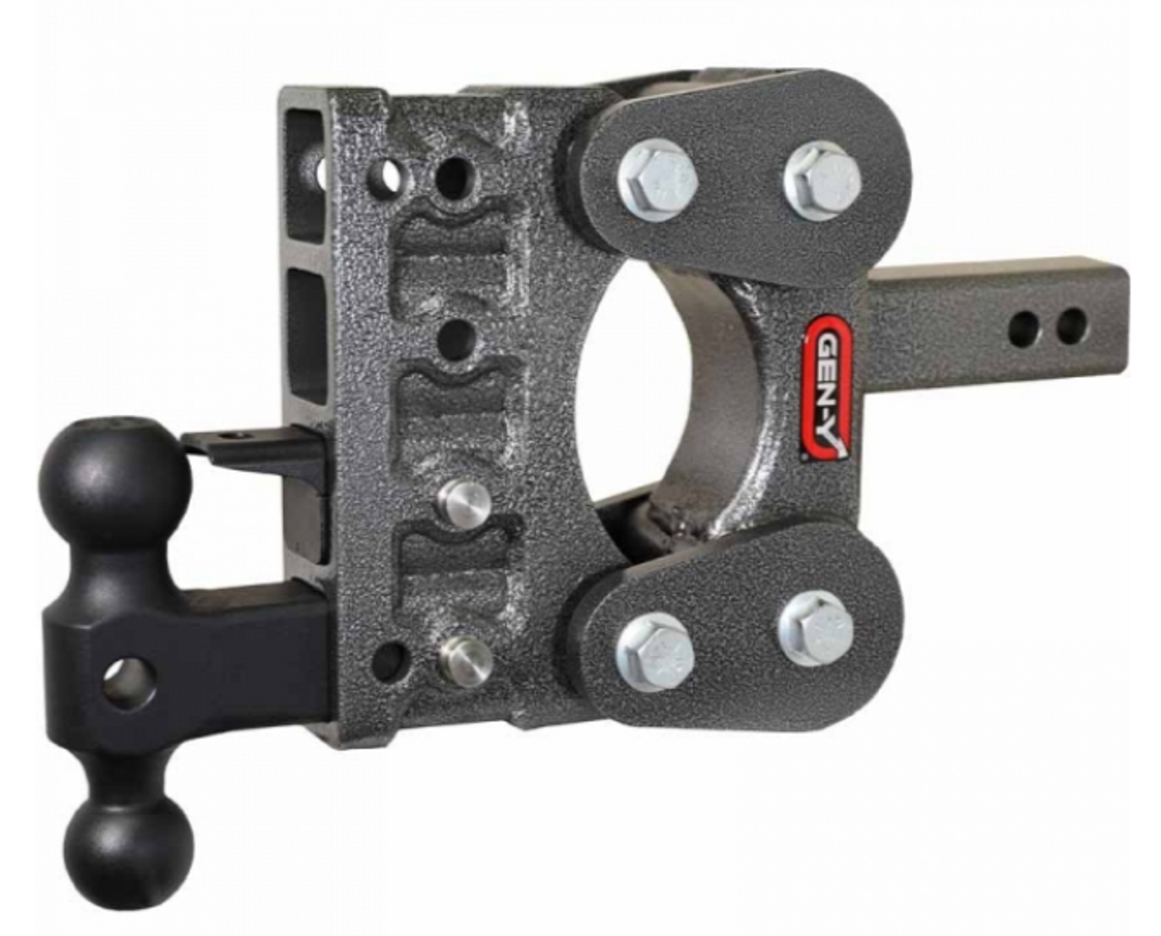 GEN Y Hitch The Boss 10K Drop Hitch W/Pintle Lock 5" Drop (Universal 2" Shank| 10,000 LB Towing Capacity) 1,100 LB Tongue Weight (GH-1024)-Main View