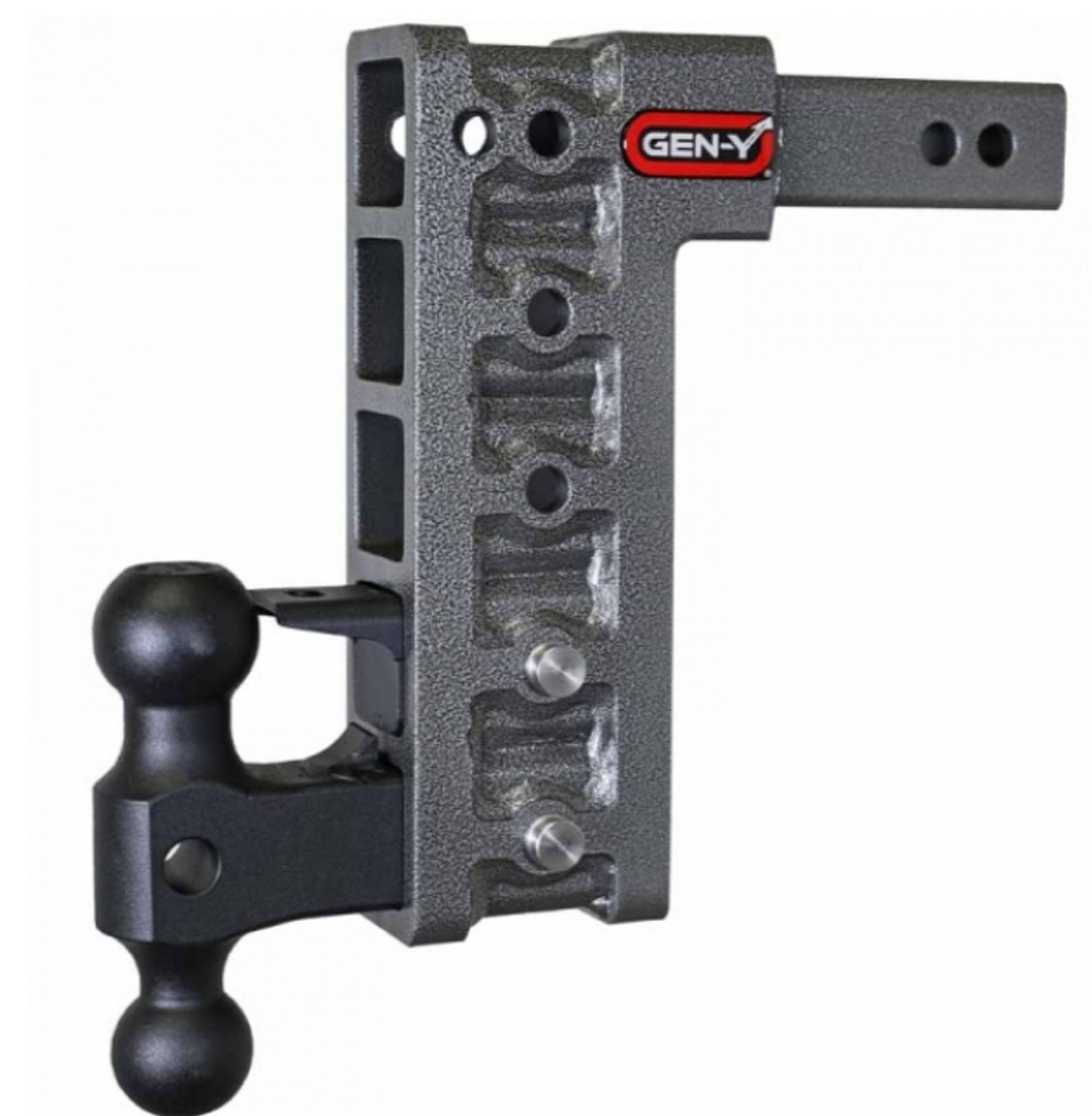 GEN Y Hitch Mega Duty 16K Drop Hitch W/Pintle Lock 10" Drop (Universal 2" Shank| 16,000 LB Towing Capacity) 2,000 LB Tongue Weight (GH-525)-Main View