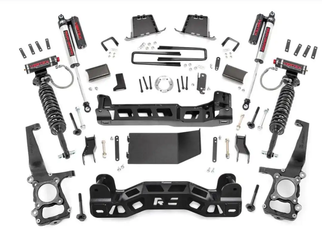 Rough Country 6 Inch Lift Kit 2014 Ford F150 4WD-Main View