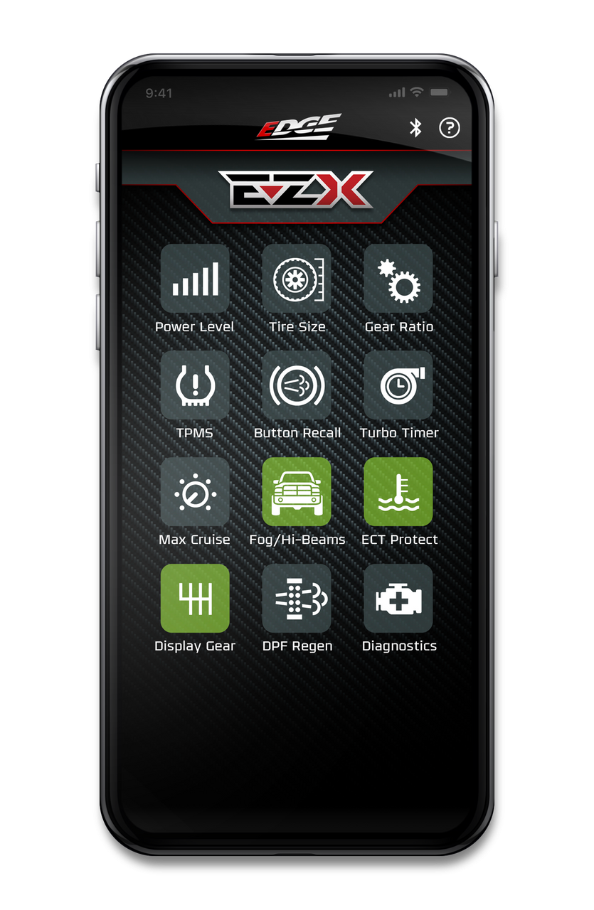 Edge Products EZX Module & Insight CTS3 Kit 2019-2024 Ram 2500/3500|2019-2022 Ram 3500/4500/5500(C&C) - App Main Menu