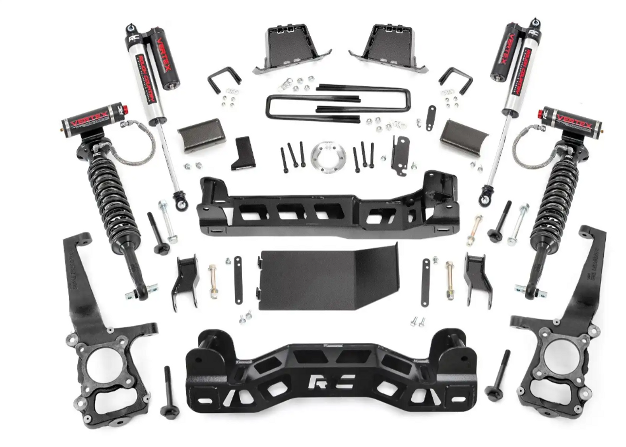 Rough Country 6 Inch Lift Kit 2008 to 2010 Ford F150 4WD-Main View