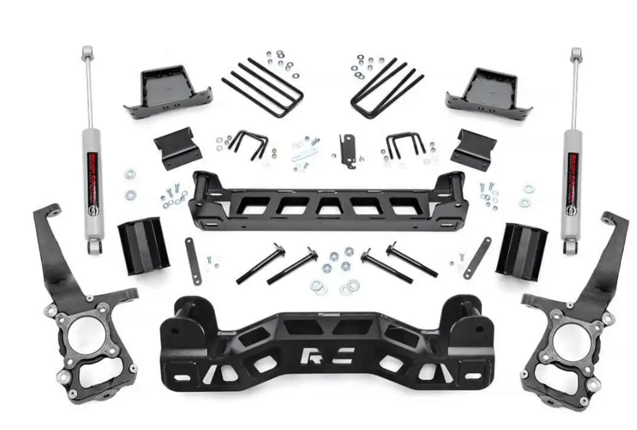 Rough Country 6 Inch Lift Kit 2009 to 2010 Ford F-150 2WD (57331)-Main View