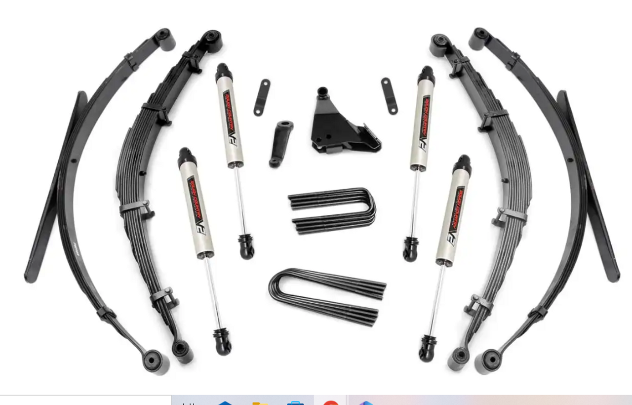 Rough Country 6 Inch Lift Kit 1999 to 2004 Ford Super Duty 4WD-Main View