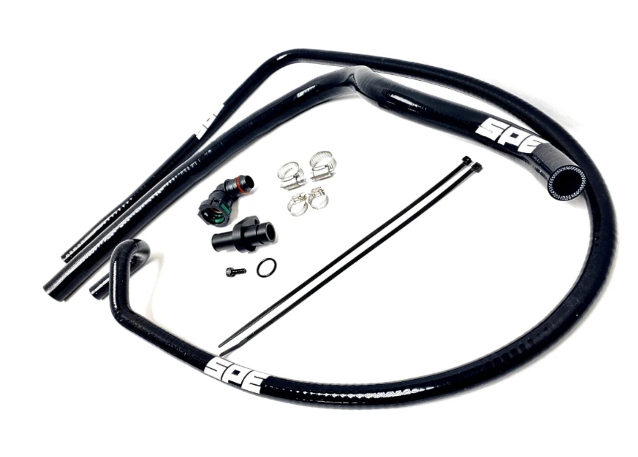 SPE Motorsports Coolant Hose Reroute Kit to 2022 6.7L Powerstroke (SPE-S100163)-Main View