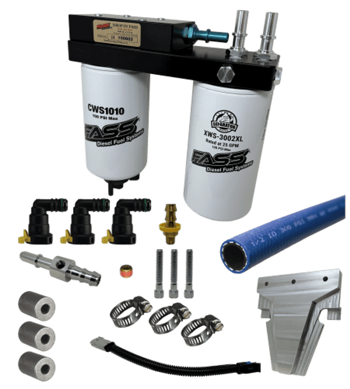 FASS Fuel Systems Drop-In Series Diesel Fuel System for 2017 to 2023 Ford 6.7L Powerstroke (DIFSFRD1001) Main View