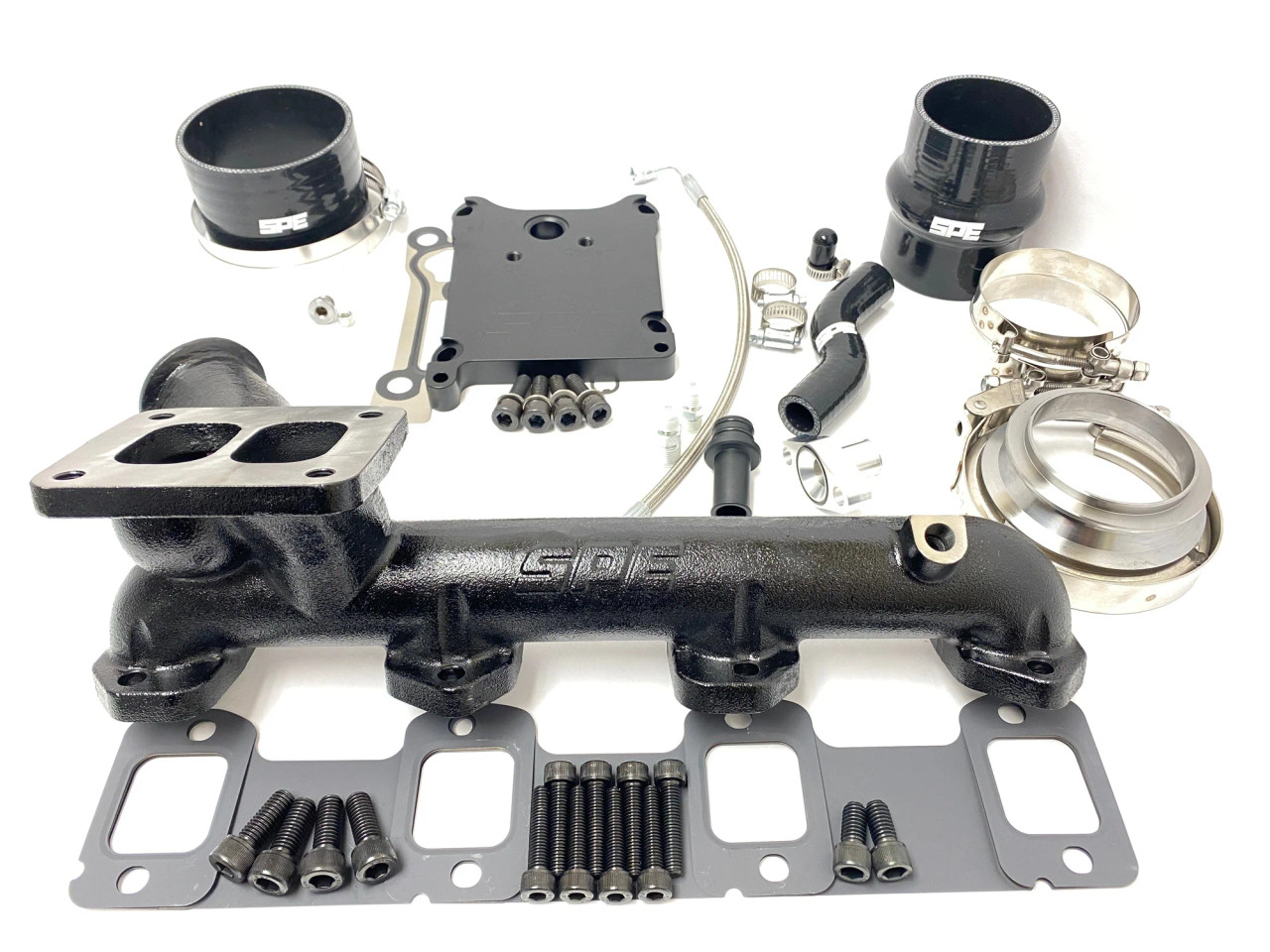 SPE EMPEROR T4 MANIFOLD KIT for 2020+ Ford 6.7L Powerstroke (SPE-S100138) Main View