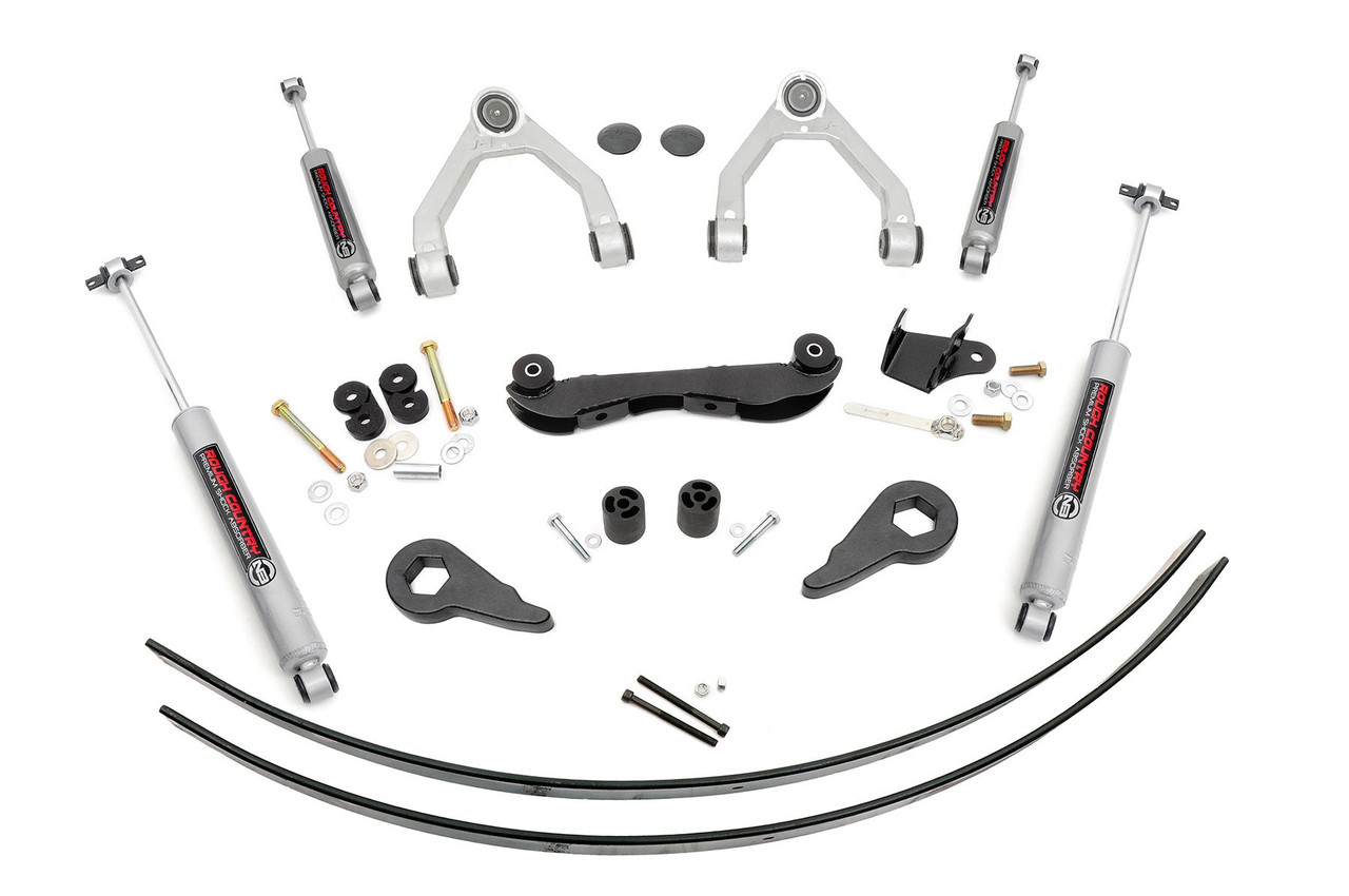 Rough Country 2-3 Inch Lift Kit Rear AAL for 1988 to 1998 GM Chevy/GMC C1500/K1500 Truck/SUV (17030) Main View