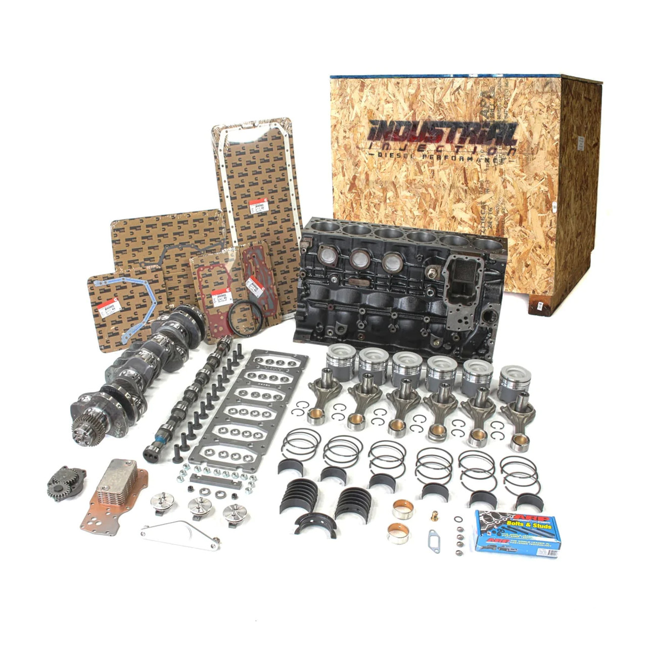 Industrial Injection Stage 1 Builder Box for 1998.5 to 2002 Dodge 5.9L Cummins - Main View