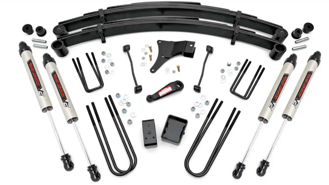 Rough Country 6 Inch Lift Kit 1999 Ford Super Duty 4WD-Main View