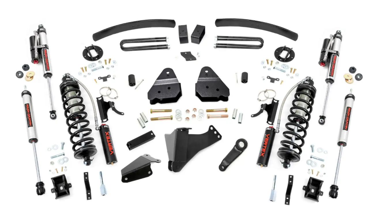 Rough Country 6 Inch Lift Kit 2005 to 2007 Ford Super Duty 4WD (Diesel & Gas Engine)-Main View