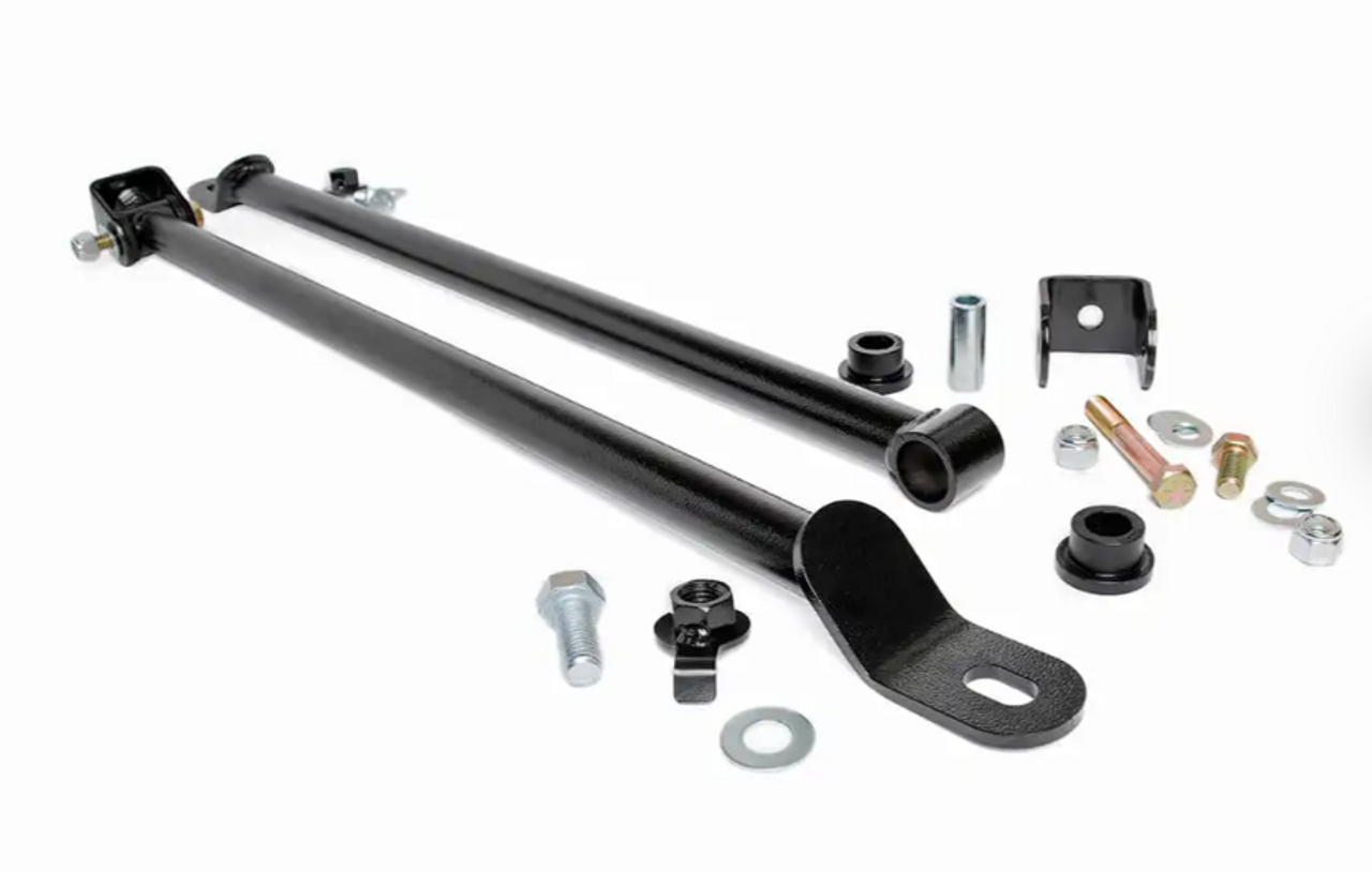 Rough Country Kicker Bar Kit (4 to 6 Inch Lift) 2015 to 2020 Ford F150 4WD (1557BOX6)-Main View