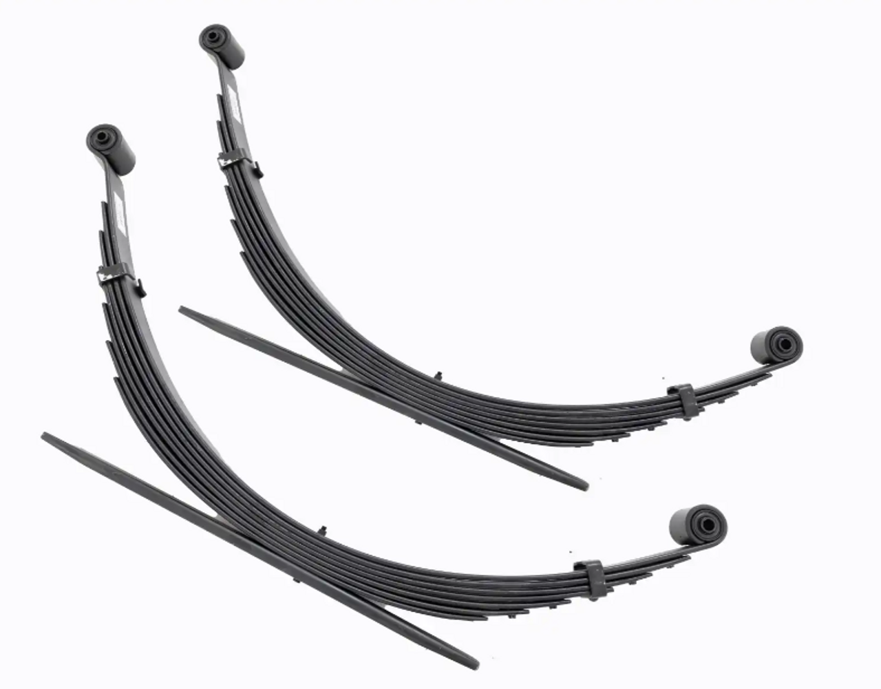 Rough Country Rear Leaf Springs (8" Lift| Pair) 1999 to 2007 Ford F250/F350 Super Duty 4WD (8072Kit)-Main View