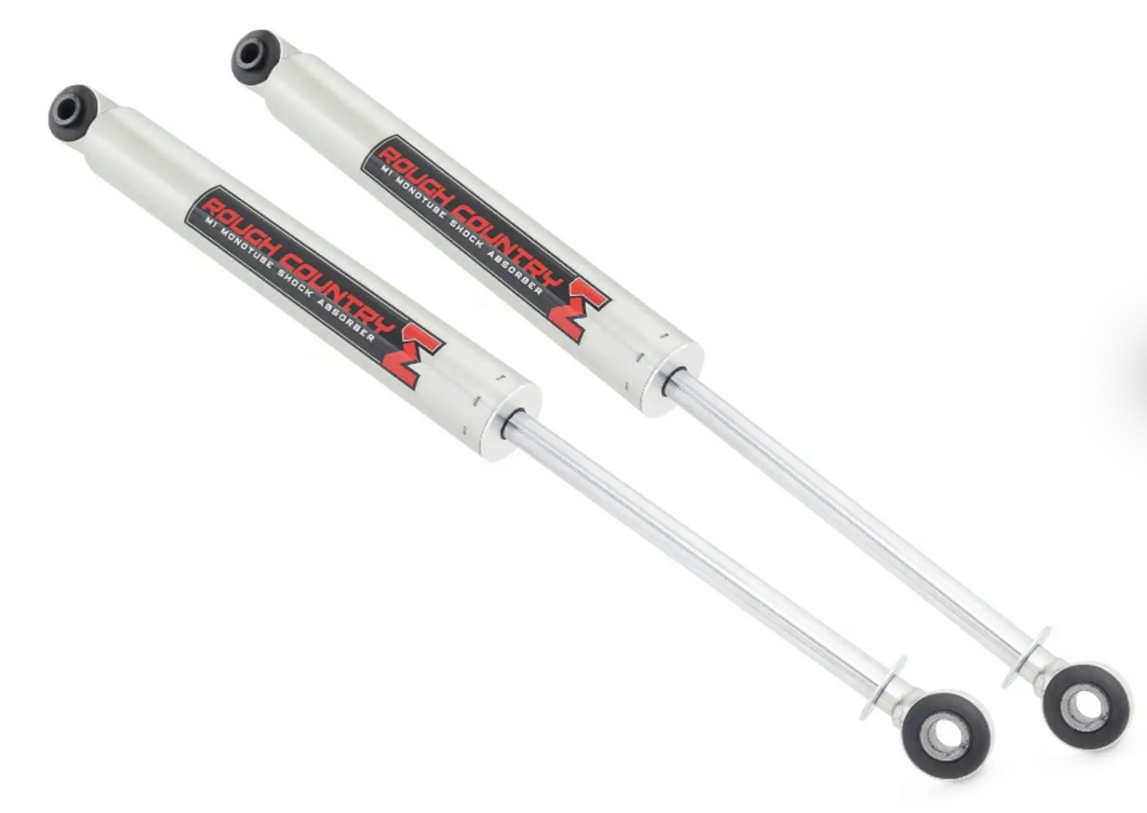 Rough Country M1 Monotube Rear Shocks 1999 to 2004 Ford F250 Super Duty 2WD (770789_F)-Main View