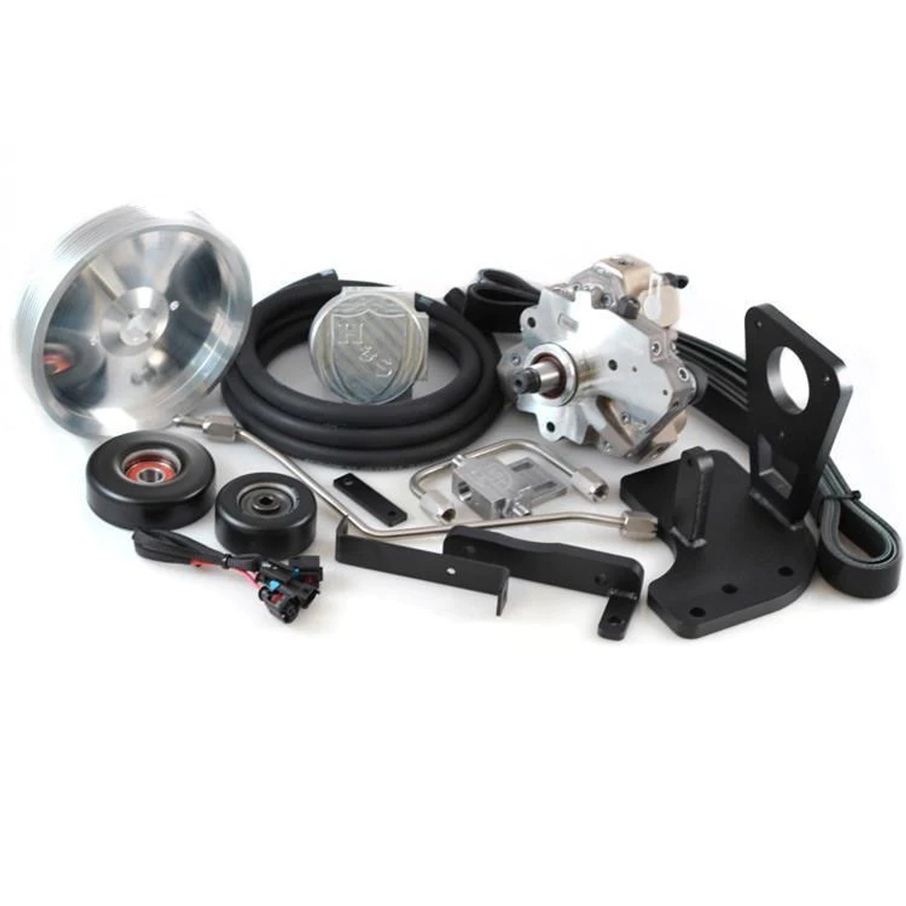  HSM Dual High Pressure Fuel Kit for 2011 to 2016 6.6L LML Duramax - Raw View