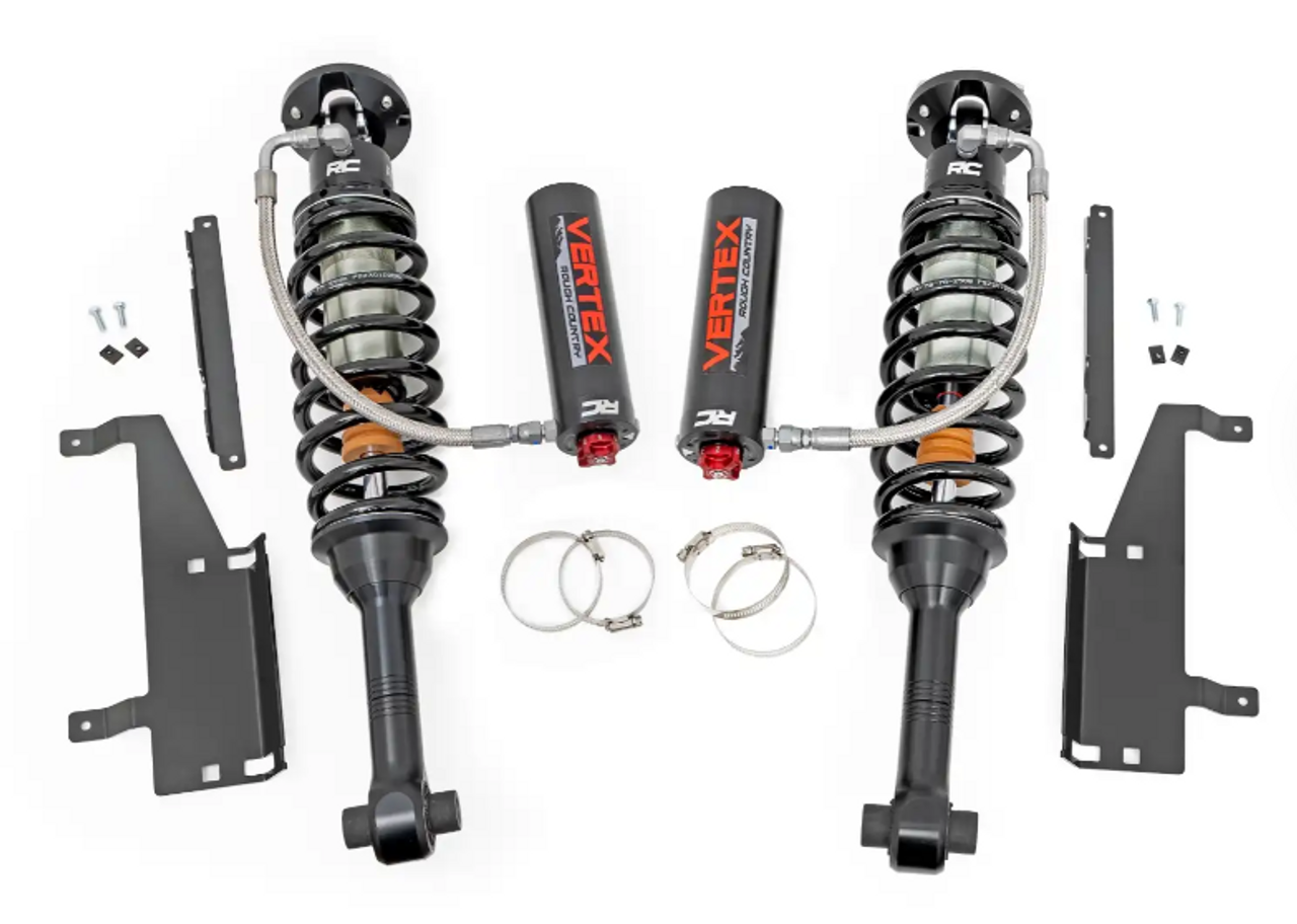 Rough Country Vertex 2.5 Adjustable Coilovers (Rear| 3.5") 2021 to 2024 Ford Bronco 4WD (699044)-Main View