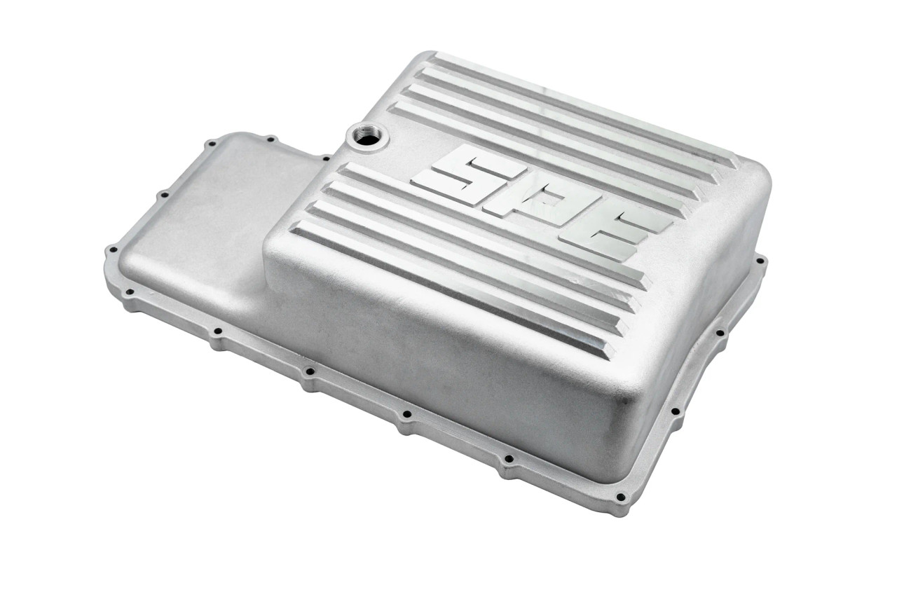 SPE 6R140 DEEP TRANSMISSION PAN for 2011 to 2019 Ford 6.7L Powerstroke (SPE-S100185) Raw View