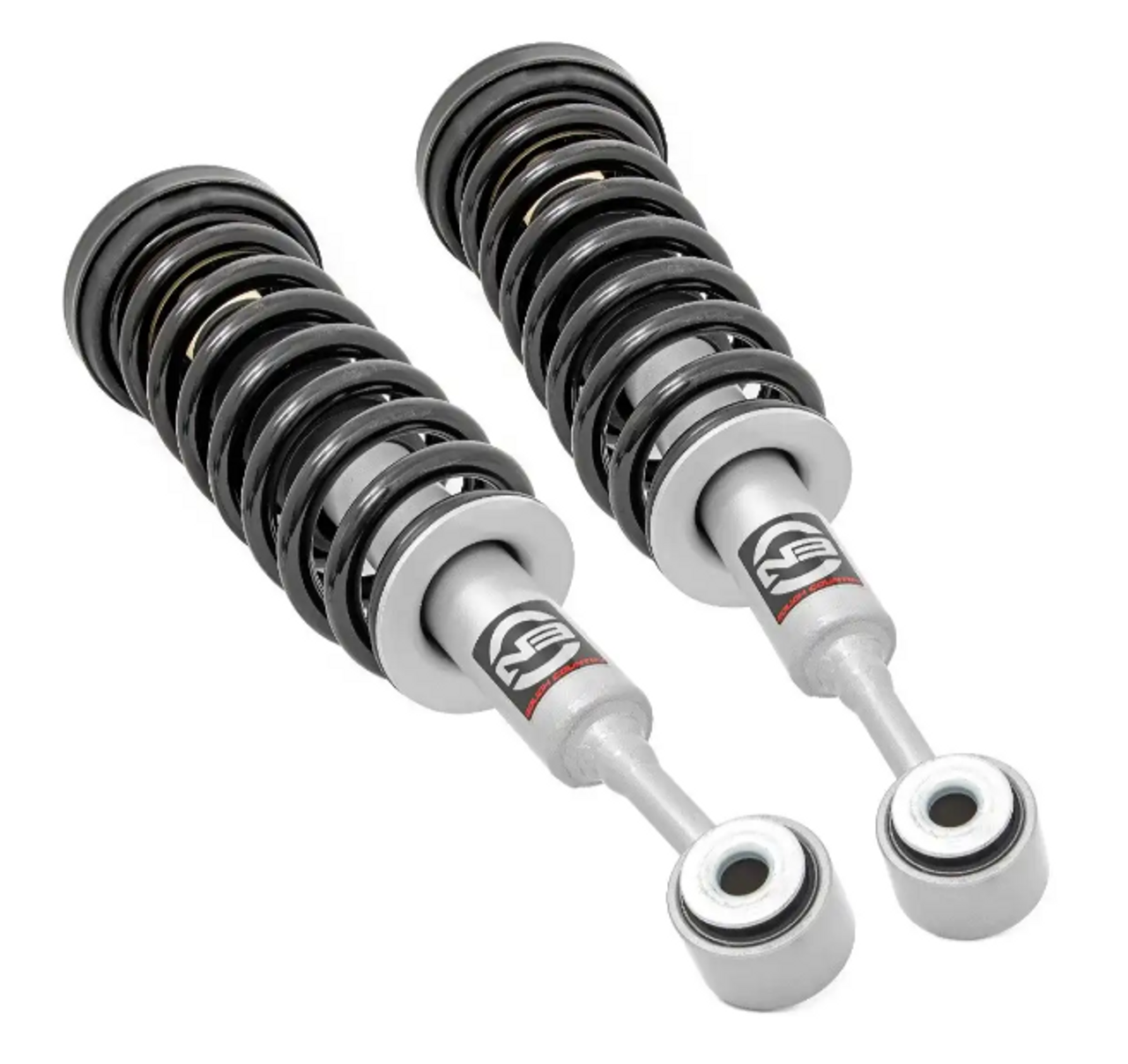 Rough Country Loaded Strut Pair (Stock) 2004 to 2008 Ford F150 4WD (501083_A)-Main View