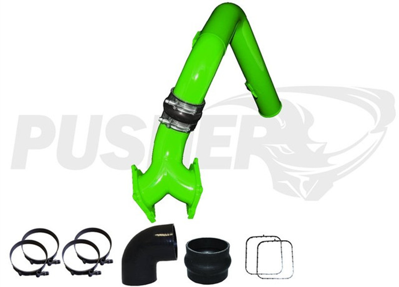 Pusher SuperMax Intake System for 2004.5-2005 Duramax LLY Trucks - Green