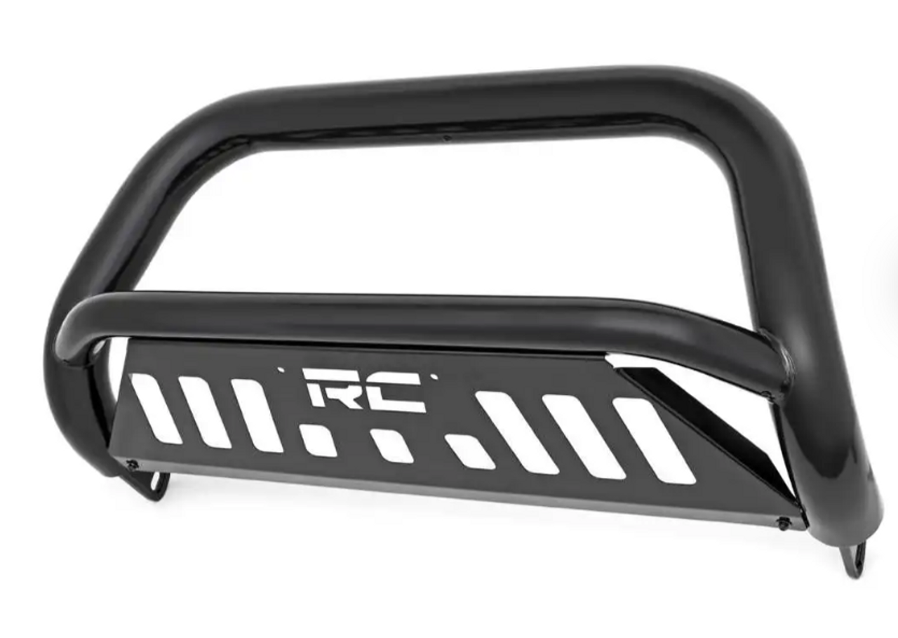 Rough Country Black Bull Bar (EcoBoost) 2011 to 2024 Ford F150 2WD/4WD (B-F2112)-Main View