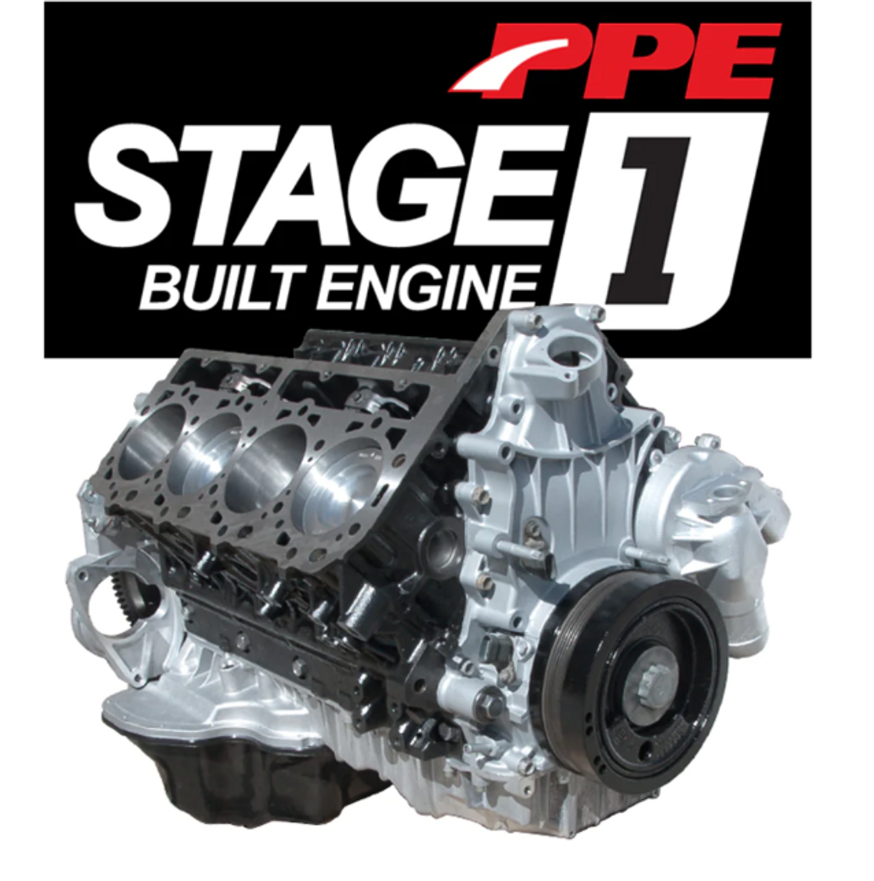 Industrial Injection Stage 1 Short Block Custom Build for 2001 to 2004 6.6L Duramax (110101000) Main View