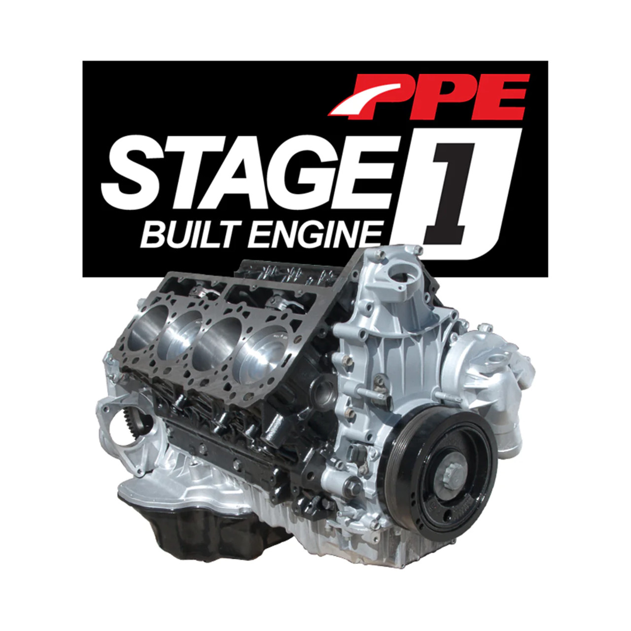 PPE Stage 1 Short Block CUSTOM BUILD for 2004.5 to 2005 6.6L Duramax (110101200)Main View