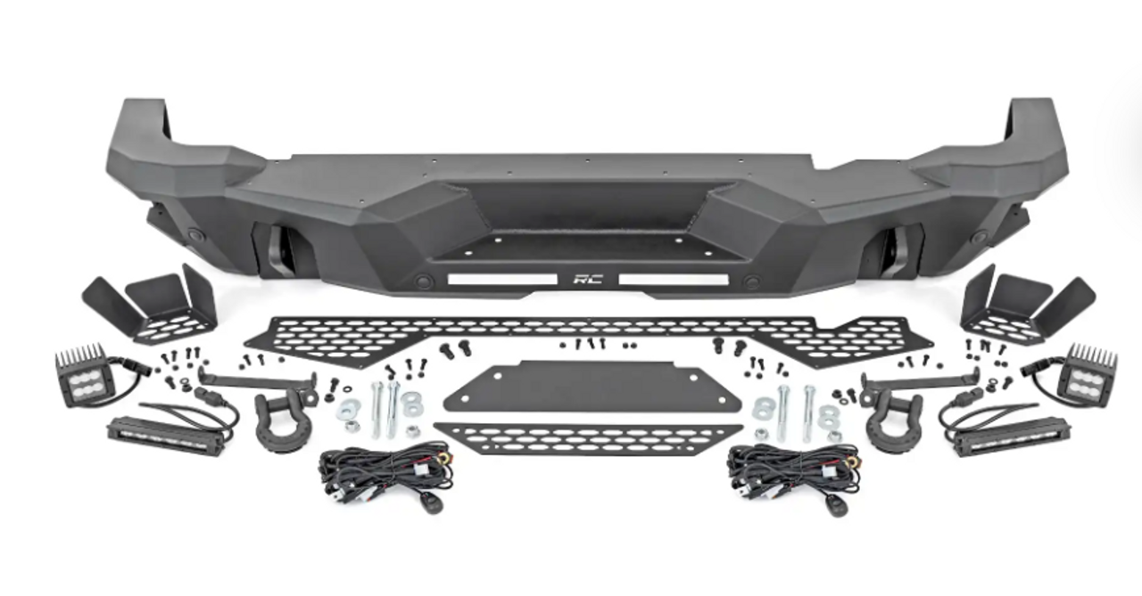 Rough Country Rear Bumper 2021 to 2024 Ford Bronco 4WD-Main View