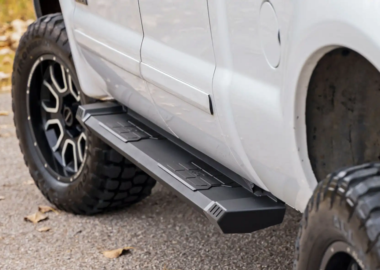 Rough Country HD2 Running Boards (Super Crew Cab) 1999 to 2016 Ford F250/F350 Super Duty (SRB991691A)-Main View