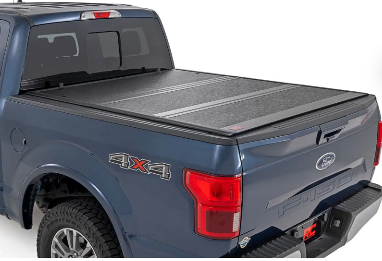 Rough Country Hard Low Profile Bed Cover (6'10" Bed) 2017 to 2024 Ford F250/F350 Super Duty (47220651A)-Main View