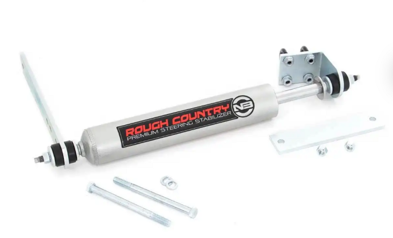 Rough Country N3 Steering Stabilizer 1997 to 2003 Ford F150 2WD (8734830)-Main View