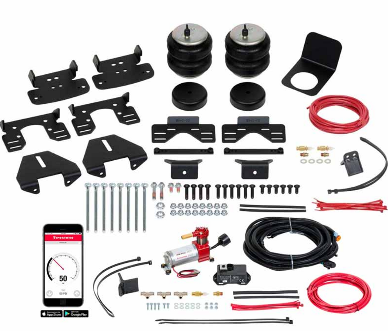 Firestone Ride-Rite Wireless All-In-One Helper Spring Kit 2017-2023 F250/F350/F450