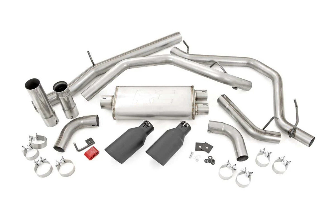 Rough Country Performance CAT-BACK EXHAUST for 2014 to 2019 Chevy/GMC 1500 (96007) This View