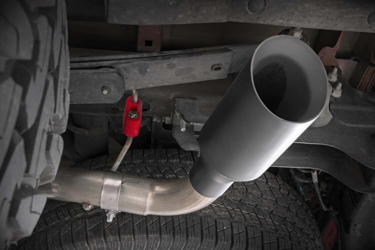  Rough Country Performance Cat Back Exhaust 2011 to 2018 6.2L Chevy/GMC 1500 (96017)  Close View