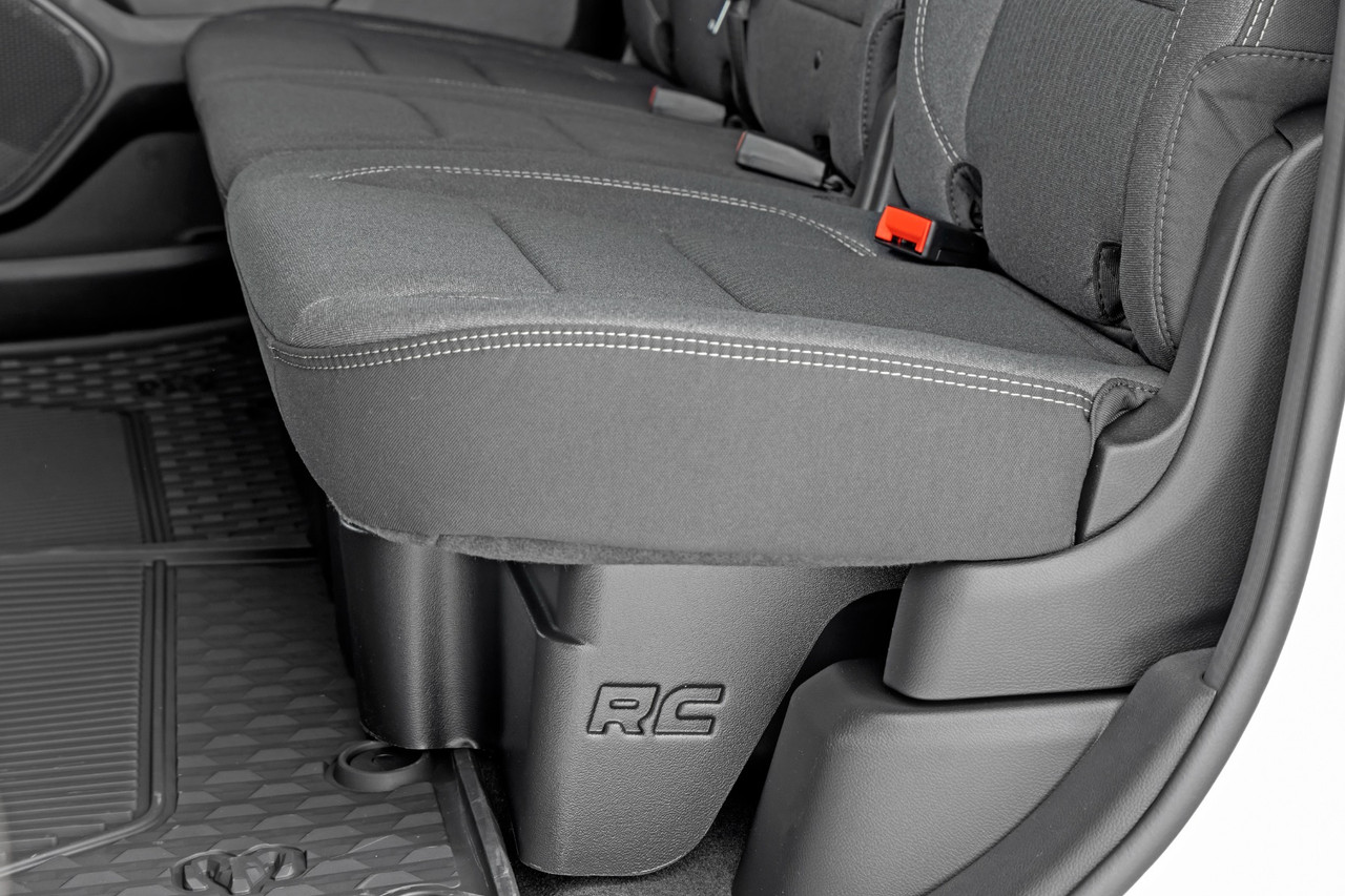 Rough Country Under Seat Storage Crew Cab for 2019 to 2023 Ram 1500 2WD/4WD (RC09421A)In Use 4 vIEW
