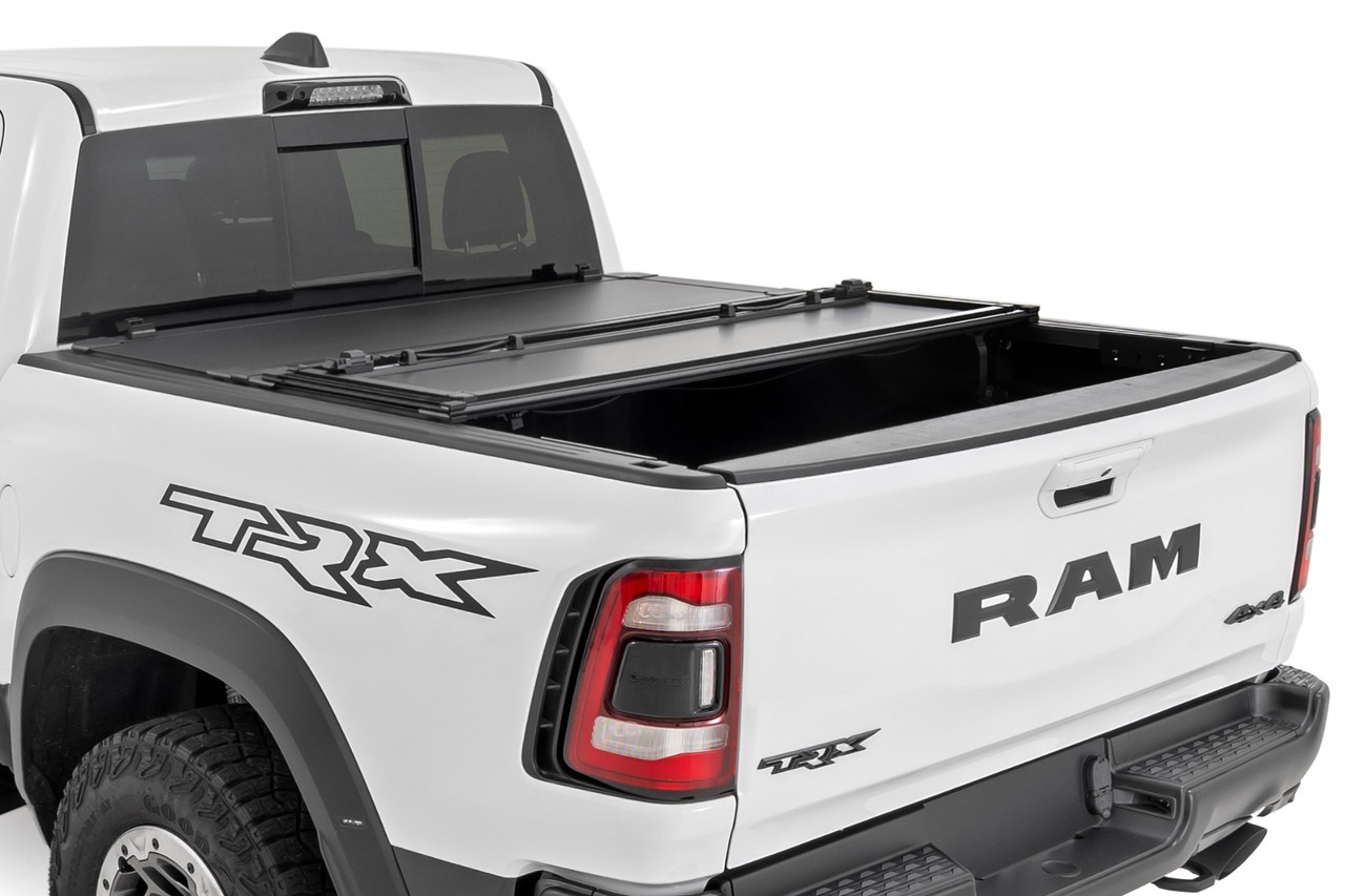 Rough Country Hard Flush Mount Bed Cover 5'7" Bed for 2019 to 2023 Ram 1500 And 2021 to 2023 1500 TRX (43320550)Main View 