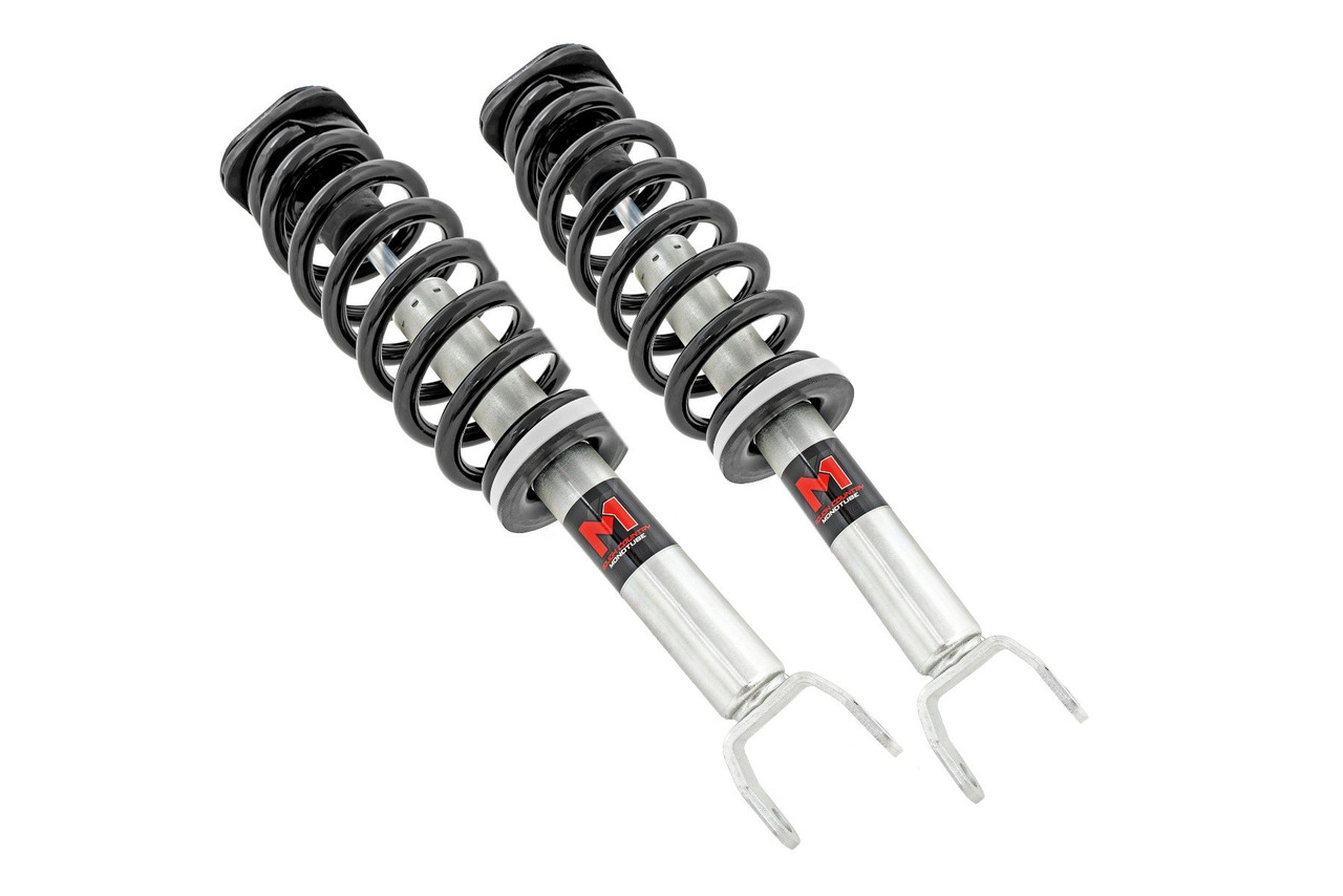 Rough Country M1 Loaded Strut Pair 4 Inch for 2012 to 2018 And Classic Ram 1500 4WD (502027)Main View