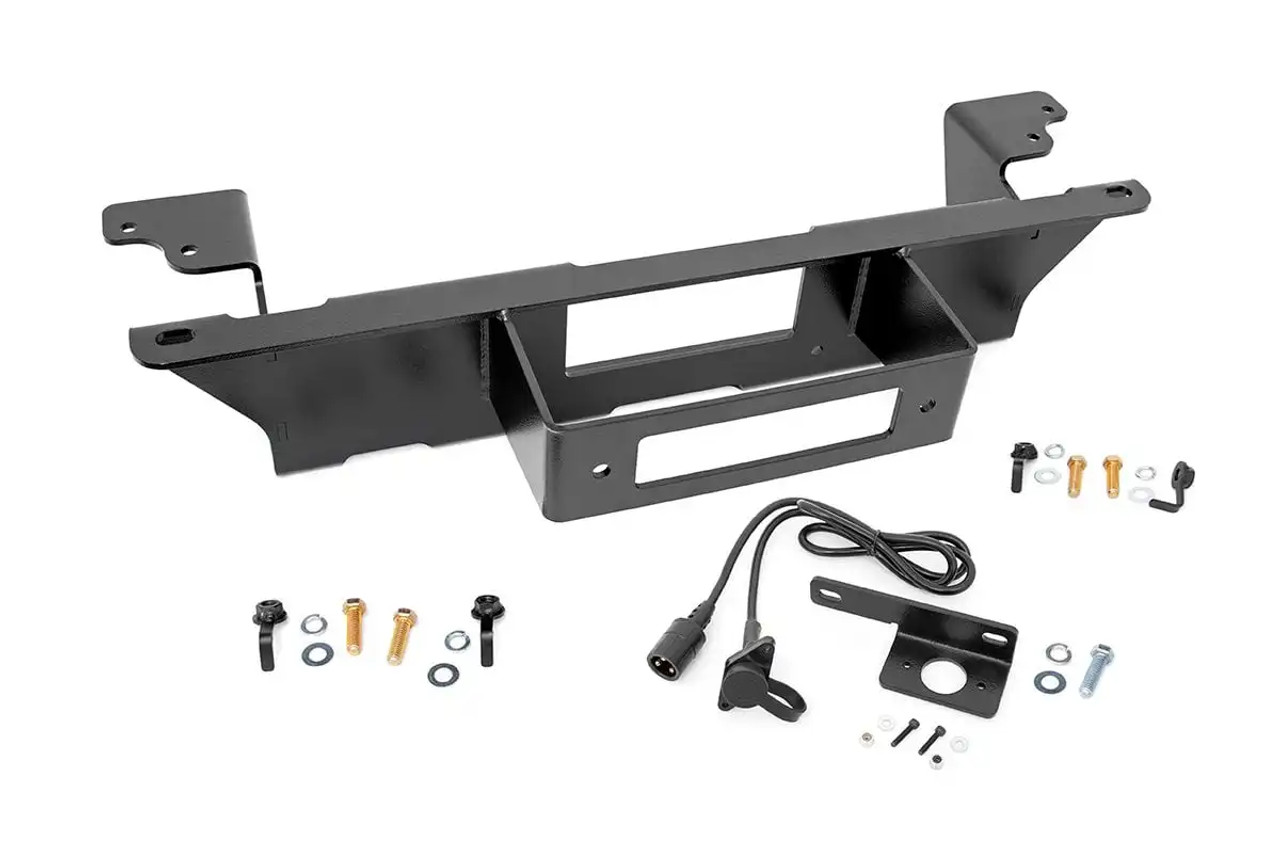 Rough Country Hidden Winch Mounting Plate for 1999 to 2007 GMC/Chevy 1500 (11002) Main View