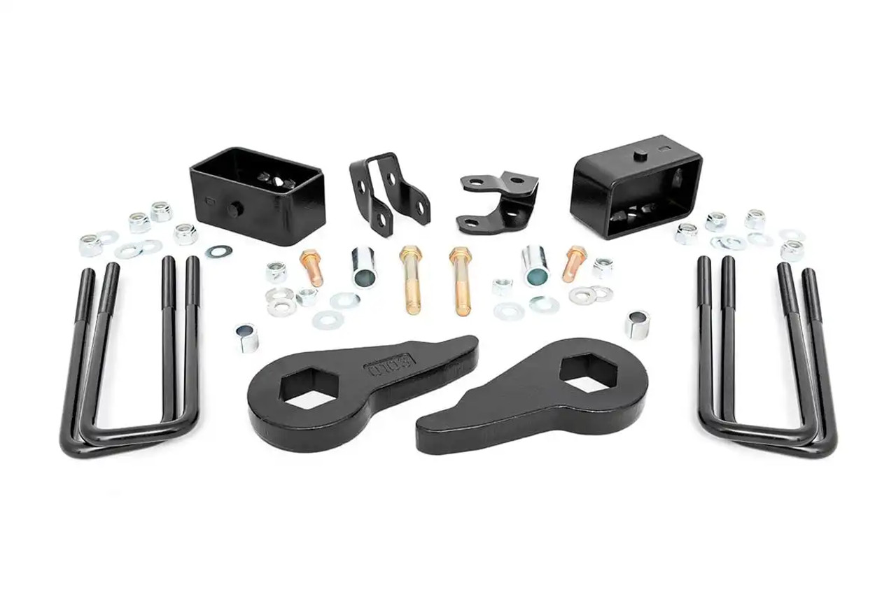 Rough Country1.5 to 2 Inch Lift Kit for 1999 to 2006 Chevy GMC 1500 4WD-Main View