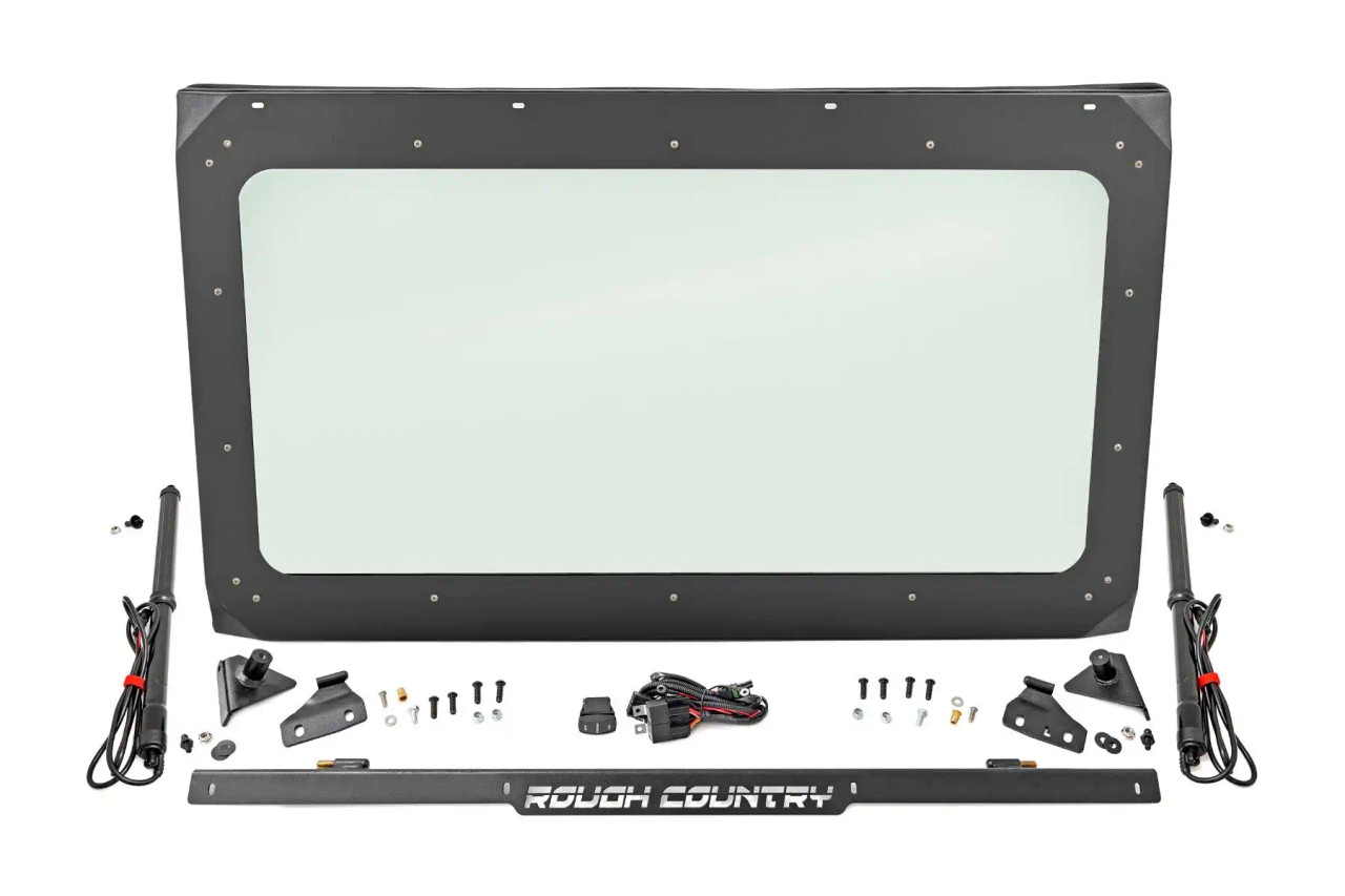  Rough Country Electric Tilt Windshield Glass for Can-Am Defender HD 8/HD 9/HD 10 (98318213)-Main View