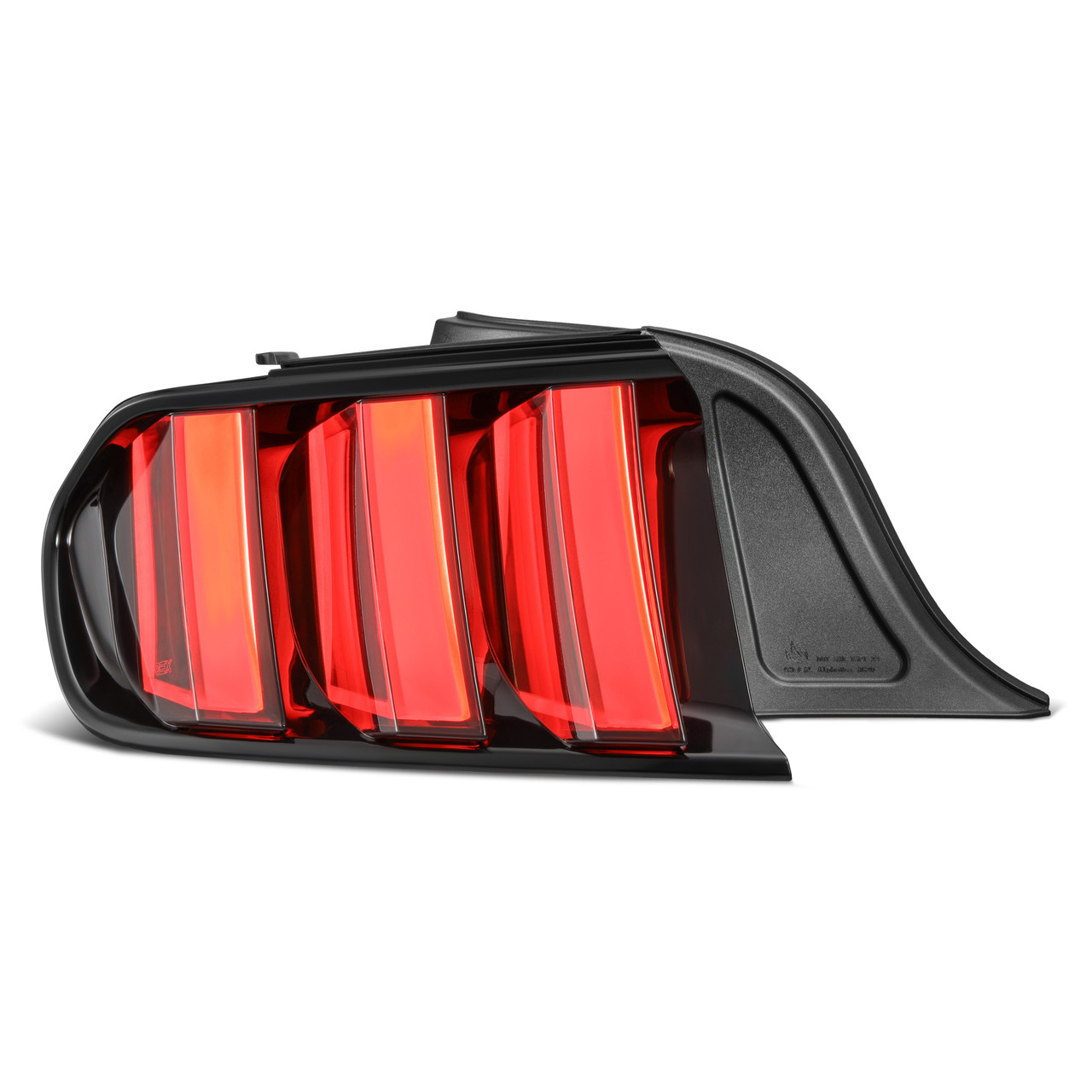 Alpharex NOVA-Series Prismatic LED Tail Lights Alpha-Black for 2015 to 2023 Ford Mustang (655010)