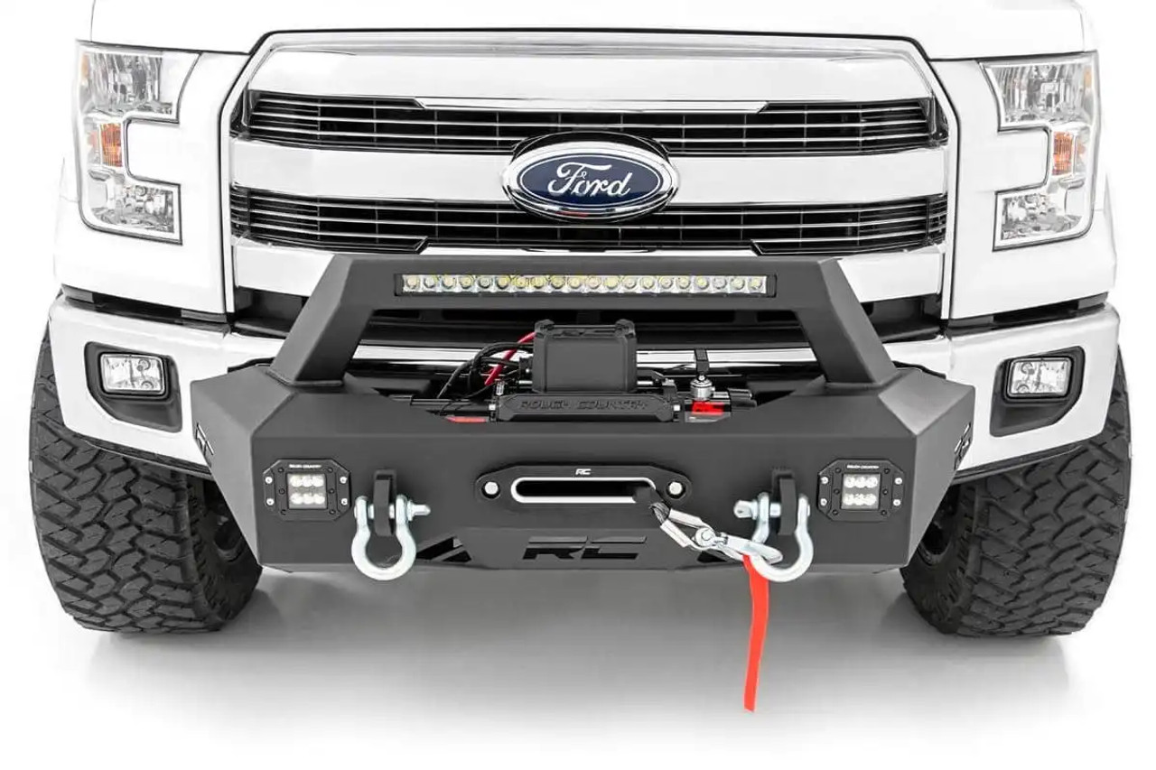 Rough Country EXO Winch Mount Kit for 2009 to 2024 Ford F-150 2WD And 4WD (10762)Full View