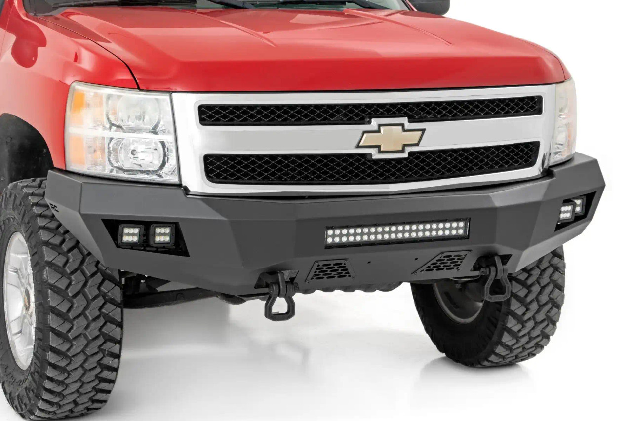 Rough Country Front Bumper for 2007 to 2013 Chevy Silverado 1500 2WD And 4WD (10769 )main View