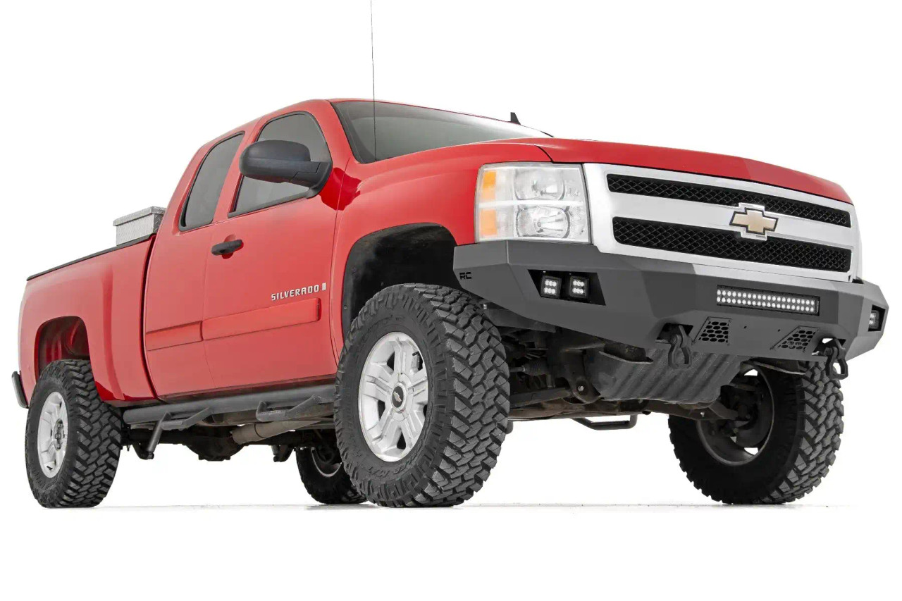 Rough Country Front Bumper for 2007 to 2013 Chevy Silverado 1500 2WD And 4WD (10769 )Other View