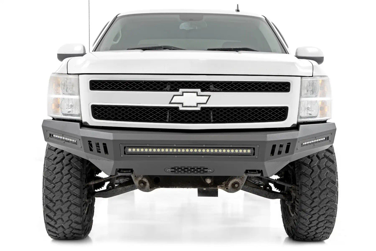  Rough Country Front High Clearance Bumper for 2007 to 2013 Chevy Silverado 1500 2WD And 4WD-Main View