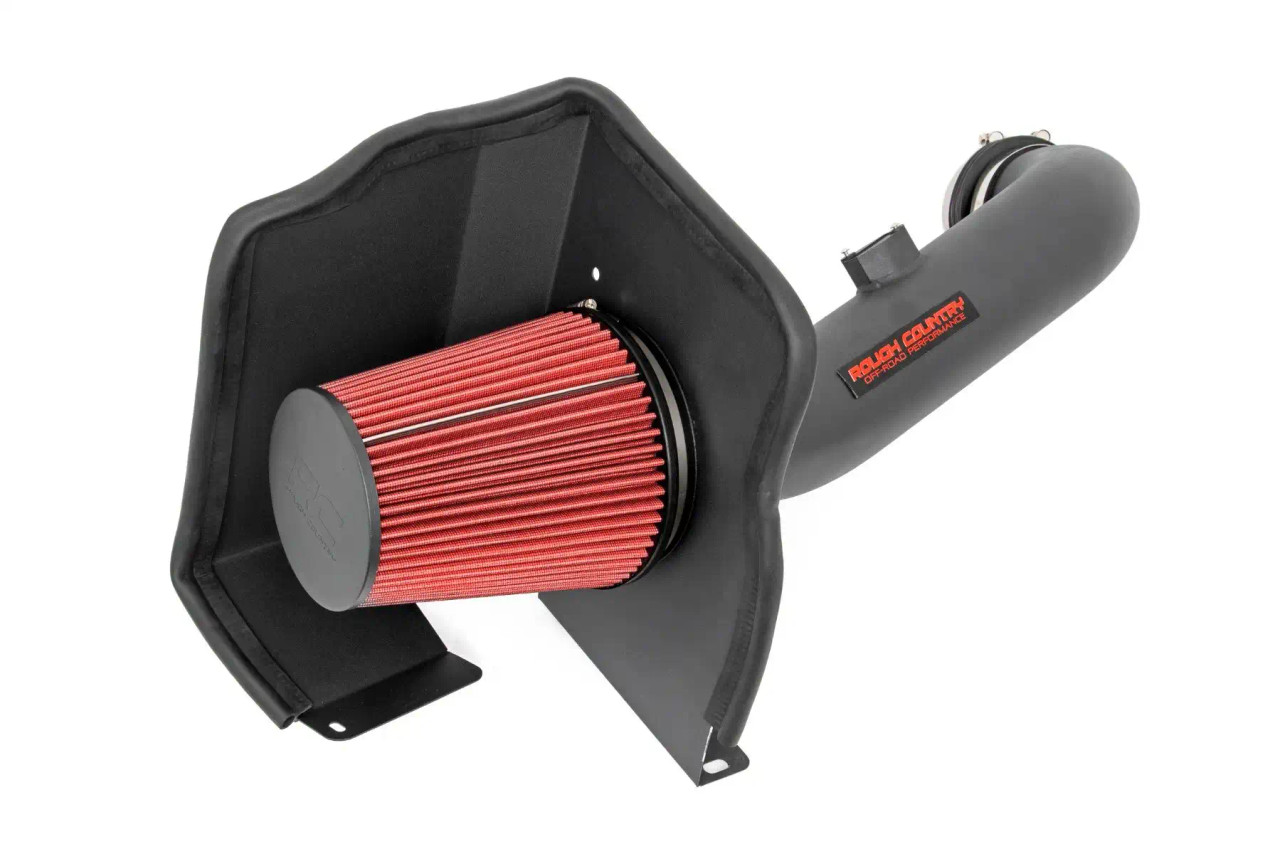 - Rough Country Cold Air Intake for 2017 to 2019 6.6L Duramax 2500HD-Main View