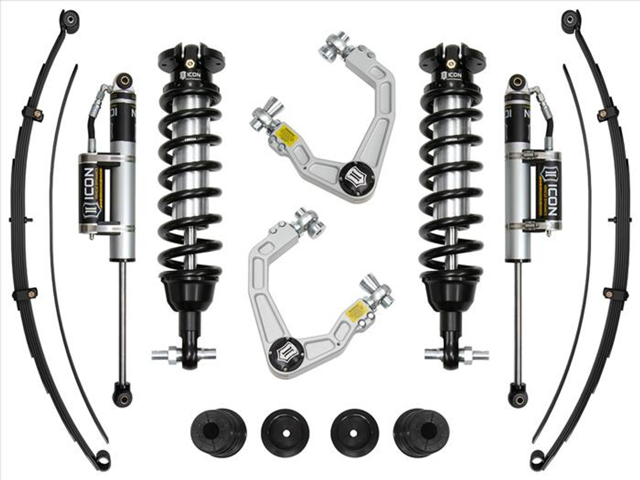 Icon 0-3.5" LIFT STAGE 6 SUSPENSION SYSTEM BILLET UCA STEEL KNUCKLE for 2020 to 2023 Ford Ranger (K93206S)Main View